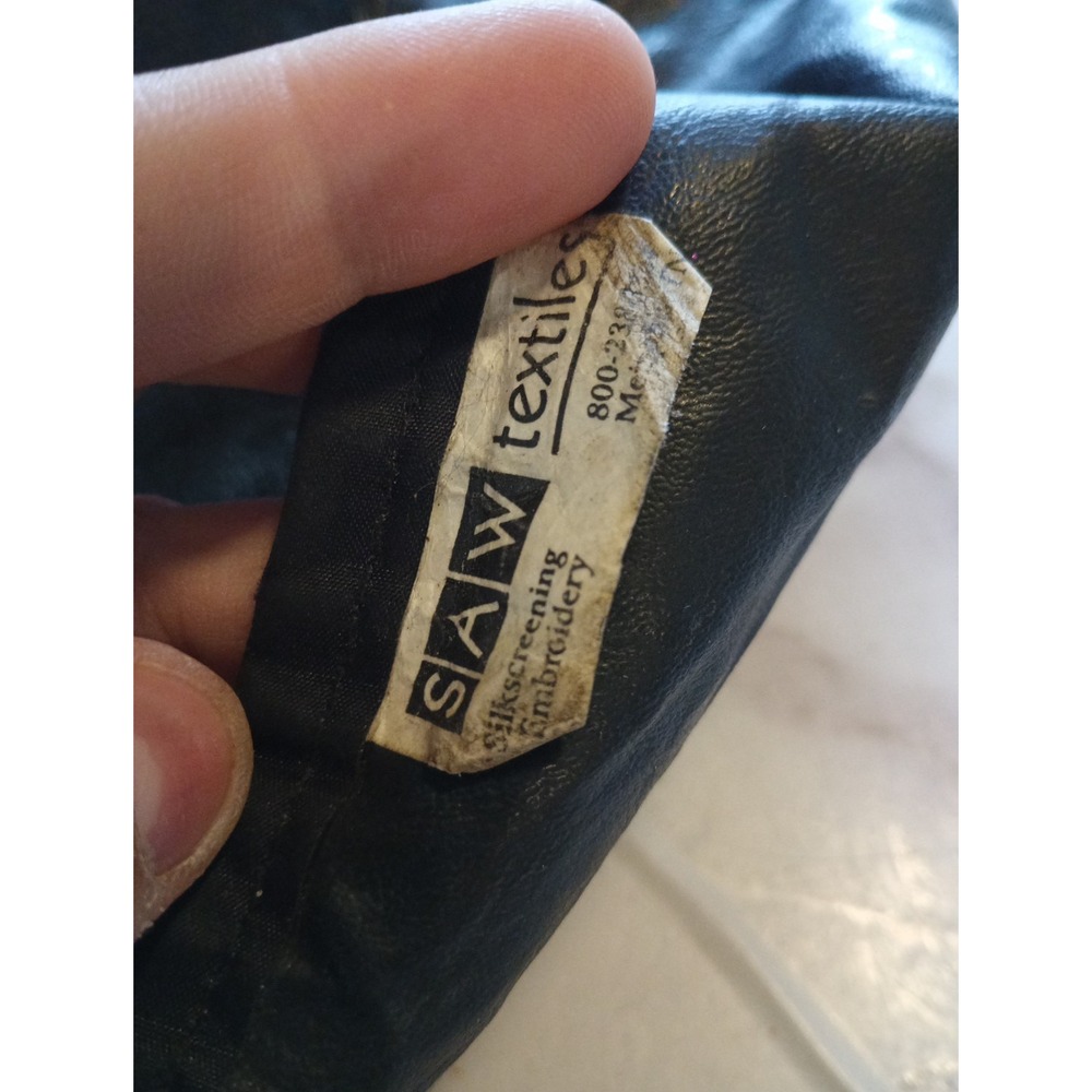 Saw Textiles Black Carrying Bag Faux Leather - Picture 9 of 12